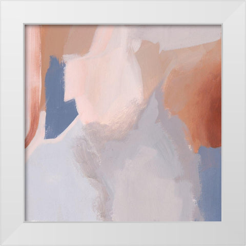 Clay Blush I White Modern Wood Framed Art Print by Popp, Grace