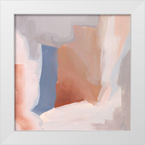 Clay Blush II White Modern Wood Framed Art Print by Popp, Grace