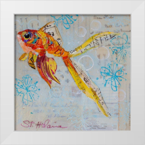 Always Looking Up II White Modern Wood Framed Art Print by St. Hilaire, Elizabeth