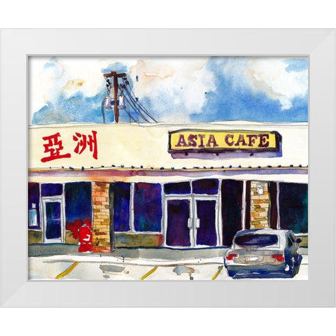 Urban Points of Interest III White Modern Wood Framed Art Print by McCreery, Paul