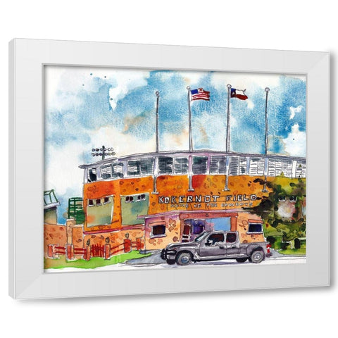 Urban Points of Interest V White Modern Wood Framed Art Print by McCreery, Paul