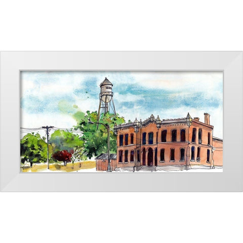 Urban Points of Interest VI White Modern Wood Framed Art Print by McCreery, Paul