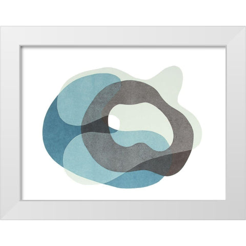 Homage to Eames I White Modern Wood Framed Art Print by Delamater, Rob