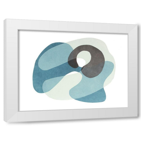 Homage to Eames II White Modern Wood Framed Art Print by Delamater, Rob