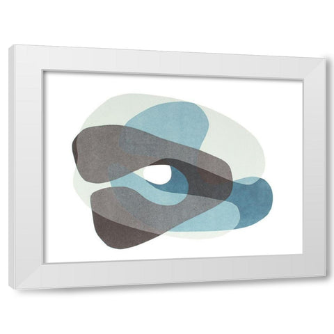 Homage to Eames IV White Modern Wood Framed Art Print by Delamater, Rob