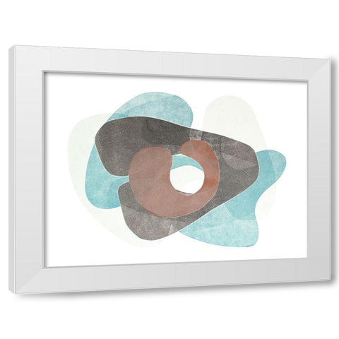 Homage to Eames V White Modern Wood Framed Art Print by Delamater, Rob