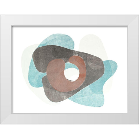 Homage to Eames V White Modern Wood Framed Art Print by Delamater, Rob