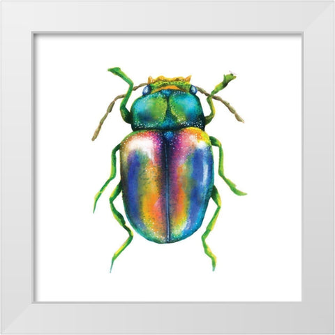 Buggin Out I White Modern Wood Framed Art Print by Hernandez, Larisa