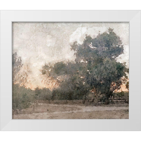 November Morning Mist I White Modern Wood Framed Art Print by Orlov, Irena