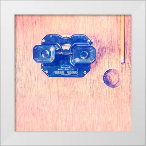 Vintage School I White Modern Wood Framed Art Print by Brown, Thomas