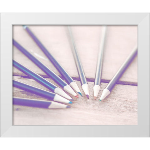 Vintage School VII White Modern Wood Framed Art Print by Brown, Thomas