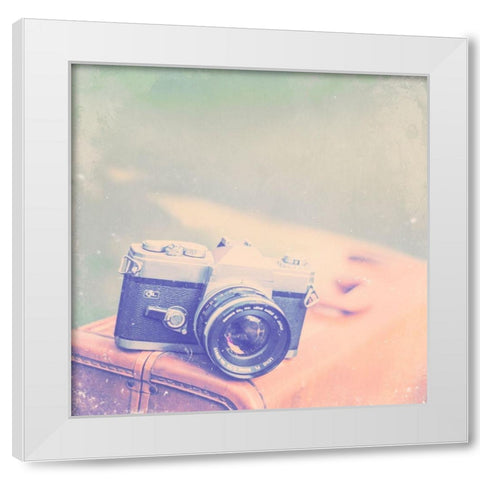 Vintage Camera I White Modern Wood Framed Art Print by Brown, Thomas