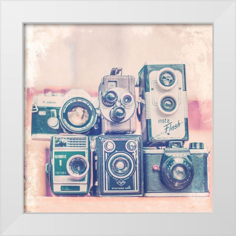 Vintage Camera II White Modern Wood Framed Art Print by Brown, Thomas