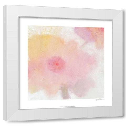 Glowing Floral I White Modern Wood Framed Art Print by OToole, Tim