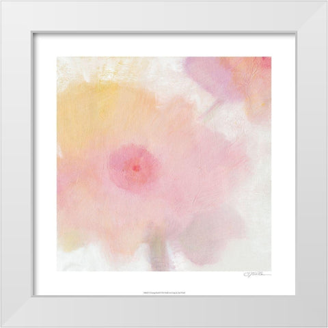 Glowing Floral I White Modern Wood Framed Art Print by OToole, Tim