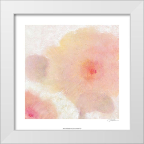 Glowing Floral II White Modern Wood Framed Art Print by OToole, Tim