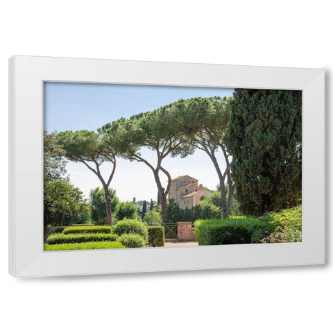 Rome Landscape I White Modern Wood Framed Art Print by DeNardo, Laura