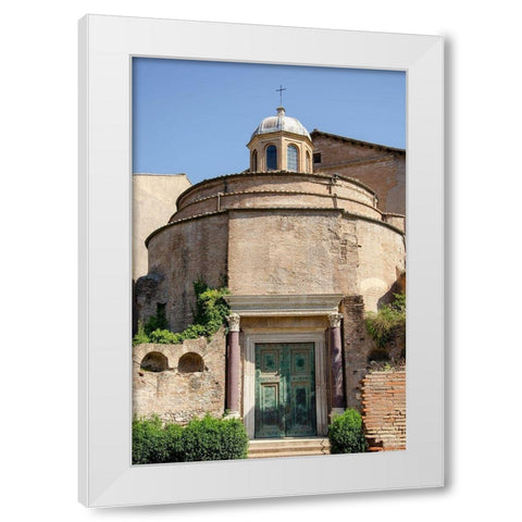 Rome Landscape III White Modern Wood Framed Art Print by DeNardo, Laura