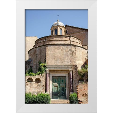 Rome Landscape III White Modern Wood Framed Art Print by DeNardo, Laura
