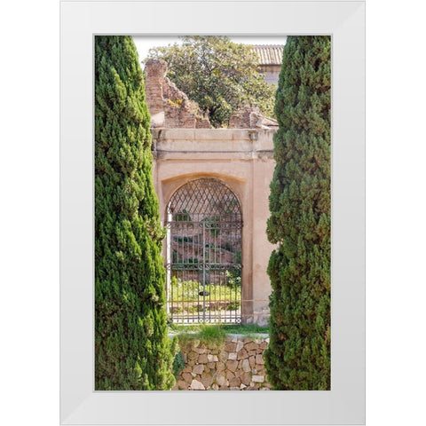 Rome Landscape IV White Modern Wood Framed Art Print by DeNardo, Laura