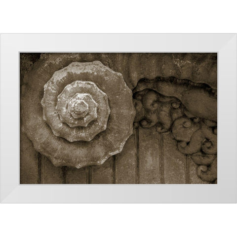 Architecture Detail in Sepia V White Modern Wood Framed Art Print by DeNardo, Laura