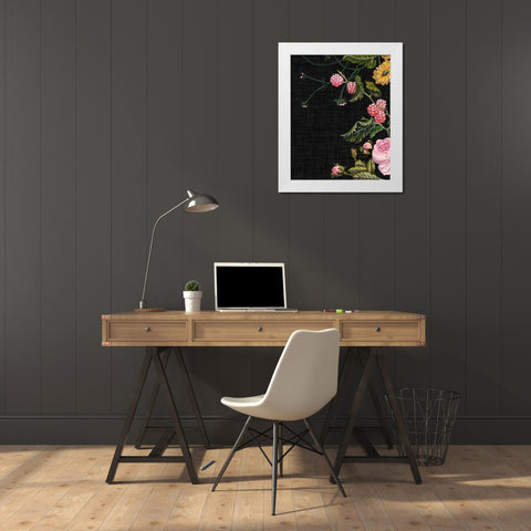 Baroque Grid V White Modern Wood Framed Art Print by McCavitt, Naomi