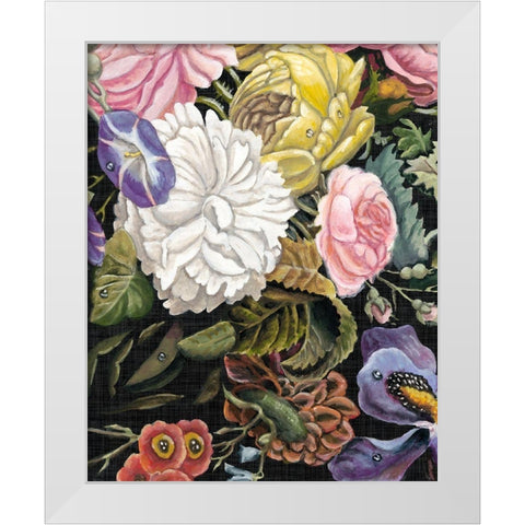 Baroque Grid VII White Modern Wood Framed Art Print by McCavitt, Naomi