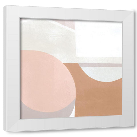 Pastel Eclipse II White Modern Wood Framed Art Print by Popp, Grace
