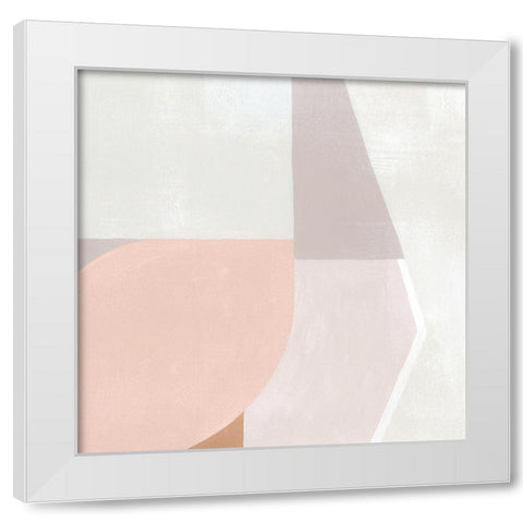 Pastel Eclipse III White Modern Wood Framed Art Print by Popp, Grace