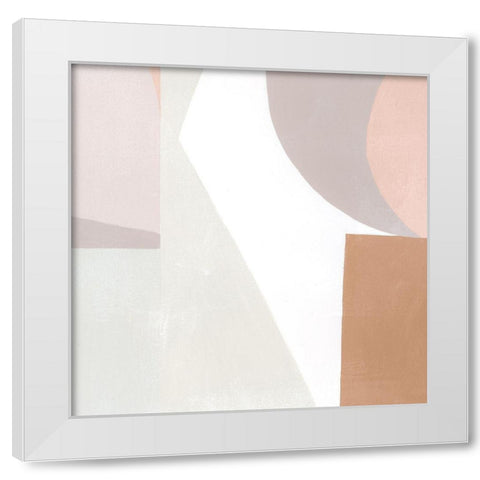 Pastel Eclipse IV White Modern Wood Framed Art Print by Popp, Grace