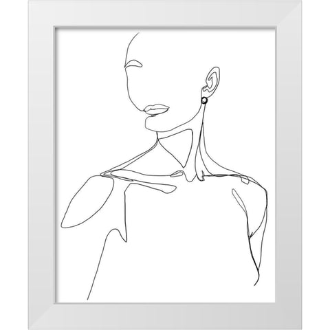 Everlasting Elegance I White Modern Wood Framed Art Print by Popp, Grace