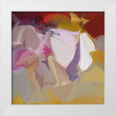 The Discovery I White Modern Wood Framed Art Print by Orlov, Irena