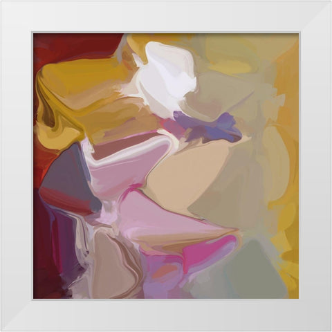 The Discovery II White Modern Wood Framed Art Print by Orlov, Irena