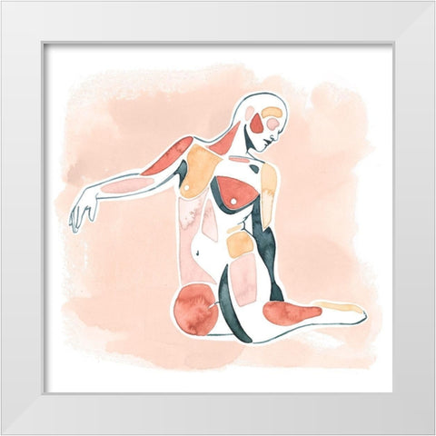 Desert Dancer I White Modern Wood Framed Art Print by Popp, Grace