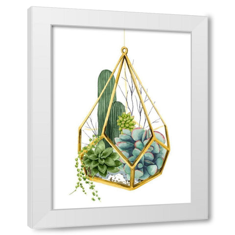 Wild Terrarium IV White Modern Wood Framed Art Print by Popp, Grace