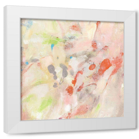 Coral Fusion I White Modern Wood Framed Art Print by OToole, Tim