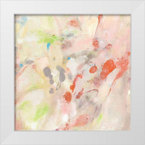 Coral Fusion I White Modern Wood Framed Art Print by OToole, Tim