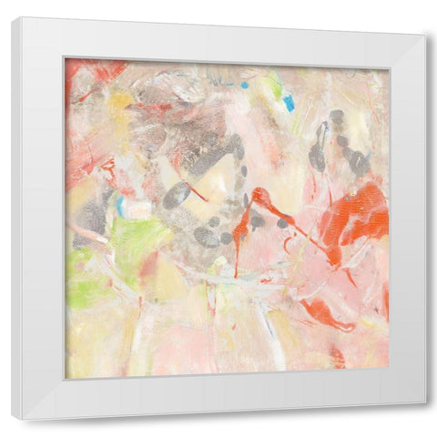 Coral Fusion II White Modern Wood Framed Art Print by OToole, Tim