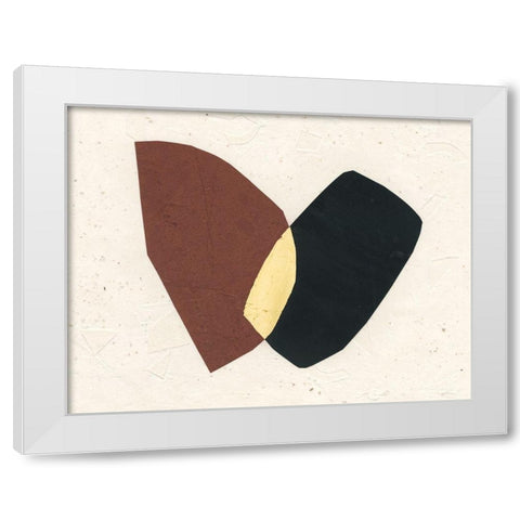 Organic Overlay II White Modern Wood Framed Art Print by Stramel, Renee W.