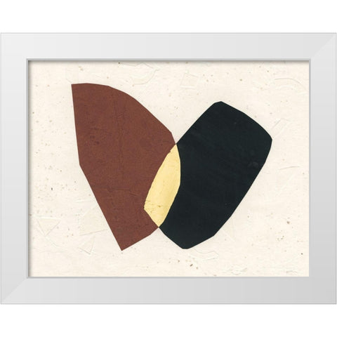 Organic Overlay II White Modern Wood Framed Art Print by Stramel, Renee W.