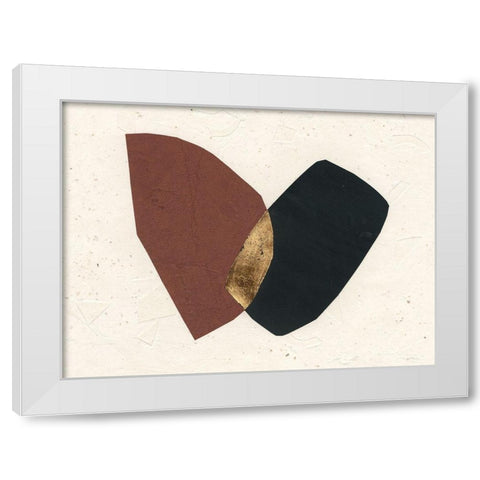 Organic Overlay II White Modern Wood Framed Art Print by Stramel, Renee W.