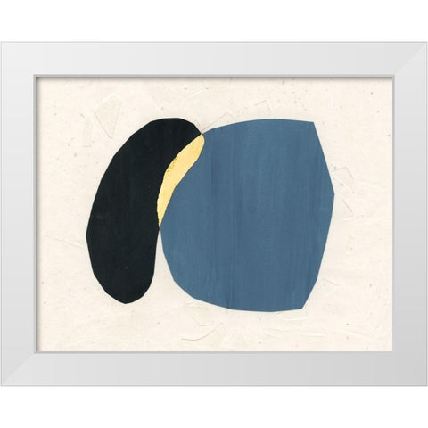 Organic Overlay III White Modern Wood Framed Art Print by Stramel, Renee W.