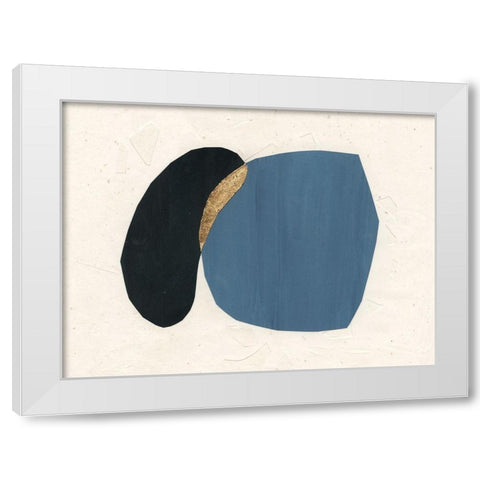 Organic Overlay III White Modern Wood Framed Art Print by Stramel, Renee W.