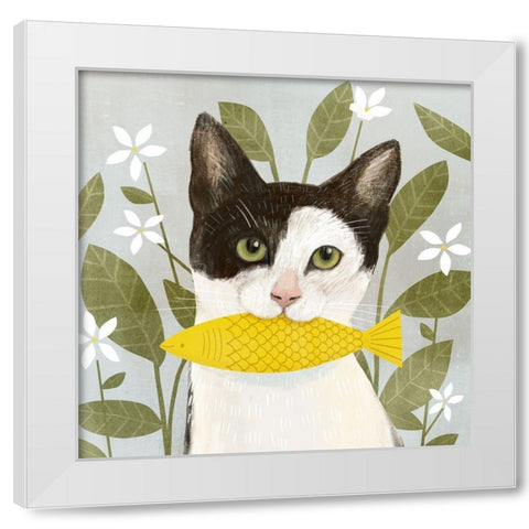 Pet Life I White Modern Wood Framed Art Print by Borges, Victoria