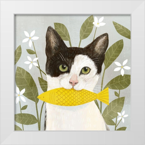 Pet Life I White Modern Wood Framed Art Print by Borges, Victoria