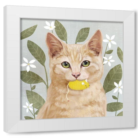 Pet Life II White Modern Wood Framed Art Print by Borges, Victoria