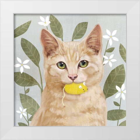 Pet Life II White Modern Wood Framed Art Print by Borges, Victoria