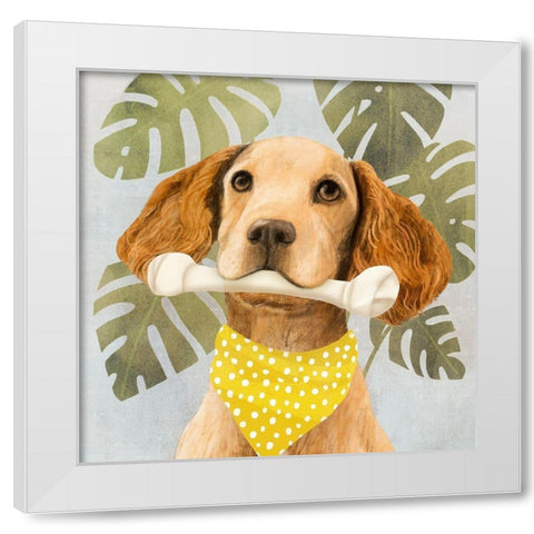 Pet Life III White Modern Wood Framed Art Print by Borges, Victoria