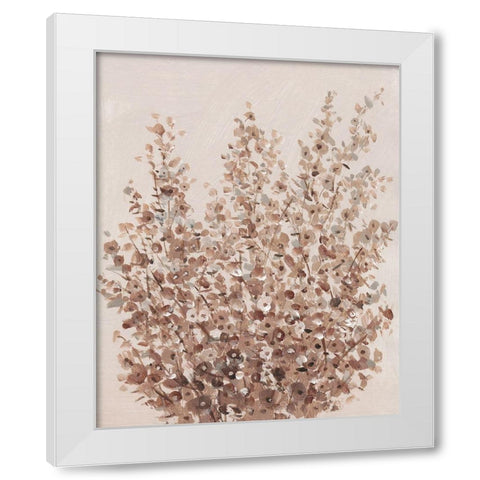 Rustic Wildflowers II White Modern Wood Framed Art Print by OToole, Tim