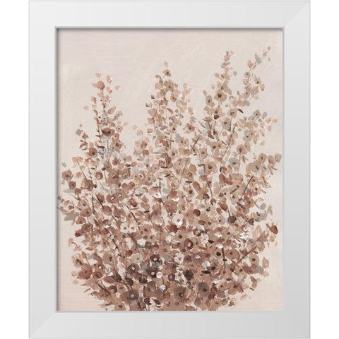 Rustic Wildflowers II White Modern Wood Framed Art Print by OToole, Tim